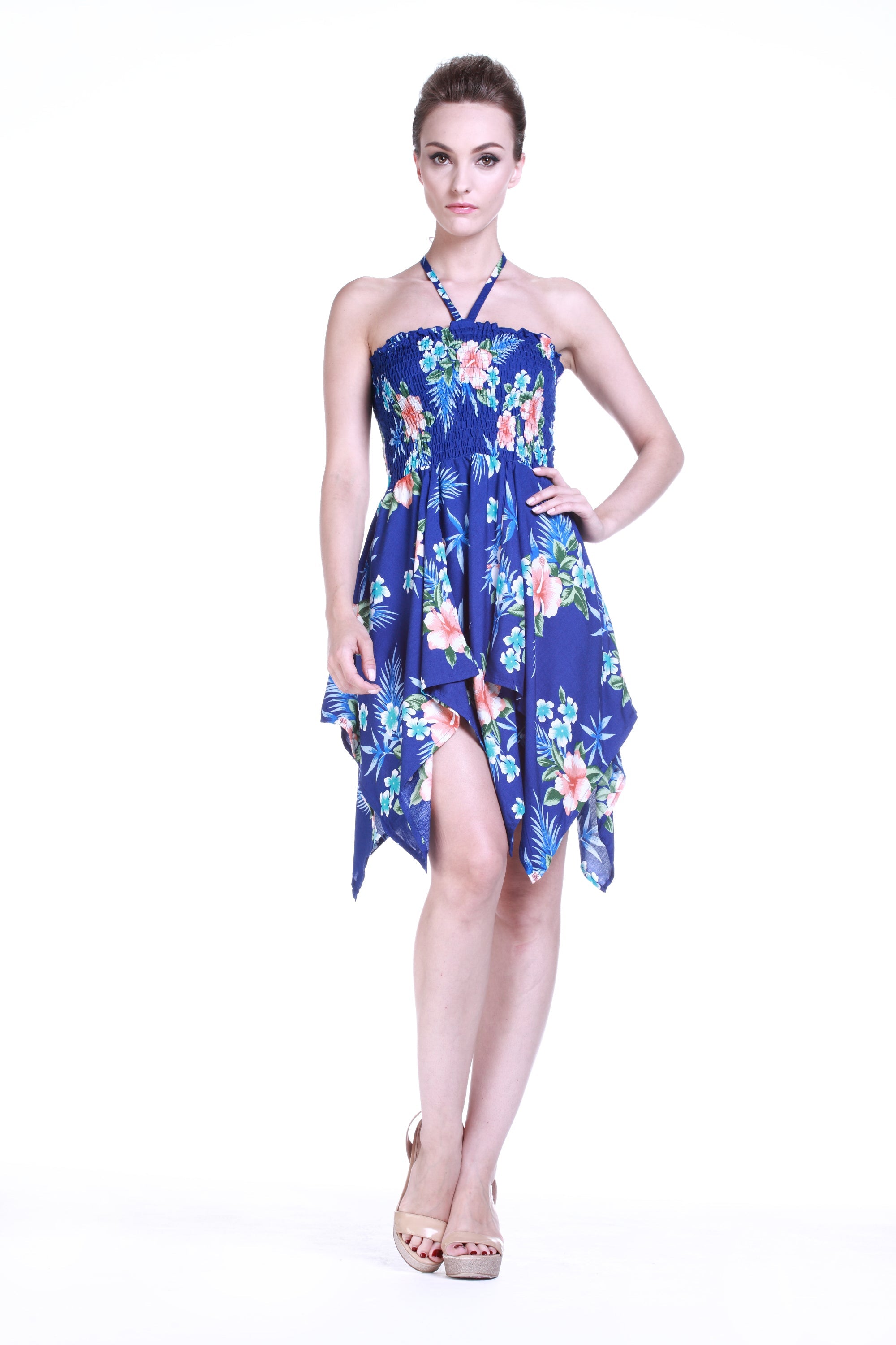 Women's Fairy Dress in Hibiscus Blue