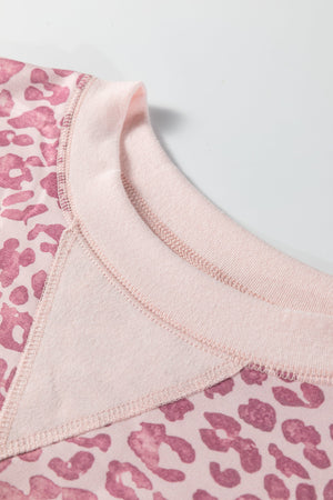 Wrenlee Print Patchwork Sweatshirt
