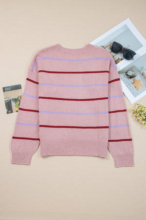 Amyra Edge Drop Shoulder Sweater