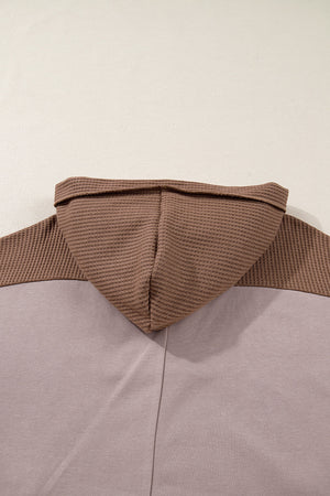 Alessia Exposed Seam Casual Hoodie
