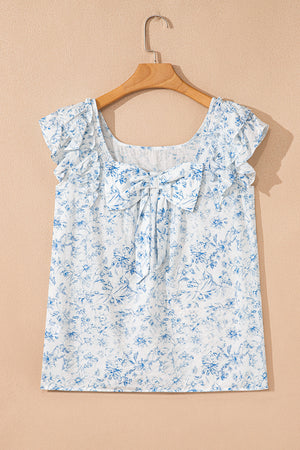Beatrice Bow Back Square Blouse