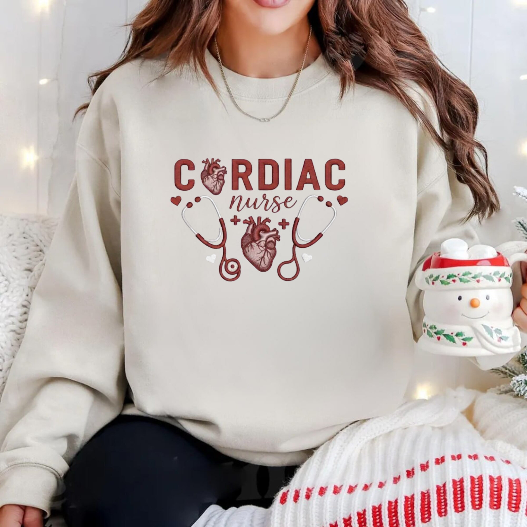 Cardiology Cardiac Nurse Embroidery File