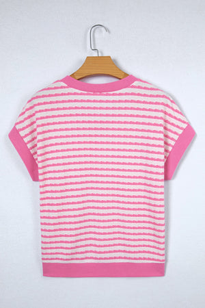 Georgia Trim Short Sleeve Top