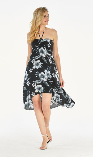 Women's Butterfly Dress in Midnight Bloom