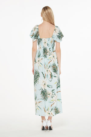 Women's Maxi Rahee Dress Wispy Cereus Light Blue