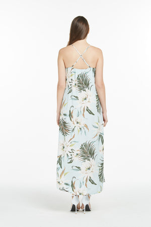 Women's Sweetheart Dress in Wispy Cereus Light Blue