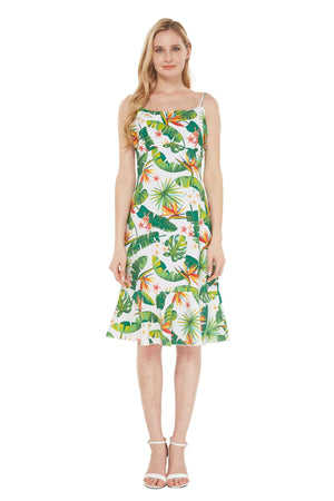 Women's Mermaid Ruffle Dress Bird of Paradise