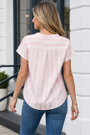 Kelly Short Sleeve Casual Blouse