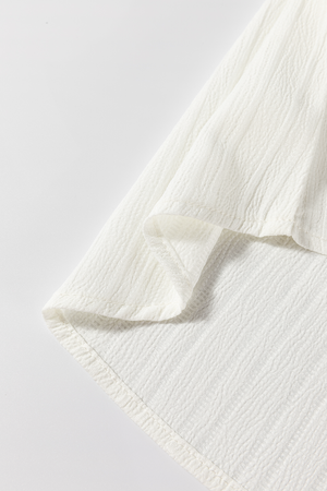 Ramila Textured Colorblock Elegant Blouse