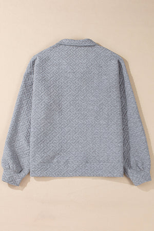 Saige Half Zipper Collared Sweatshirt