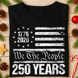 250 Years USA 250th Birthday 1776-2026 Eagle Flag Dark Shirt