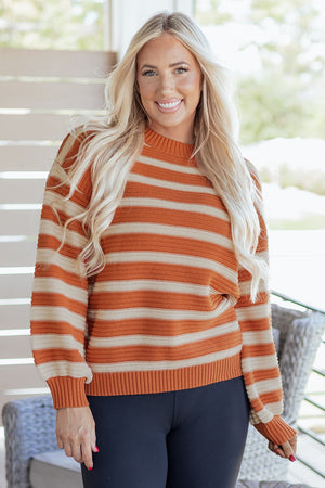 Isabella Trim Drop Shoulder Sweater