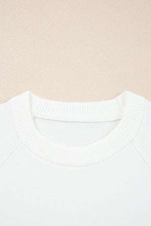 Merry Christmas Raglan Sleeve Sweater