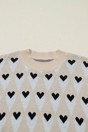 Aspyn Ribbed Trim Loose Sweater
