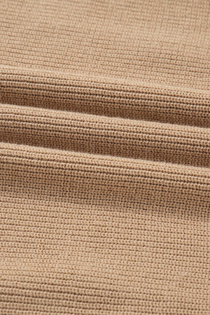 Zariah Embellished Keyhole Ribbed Sweater