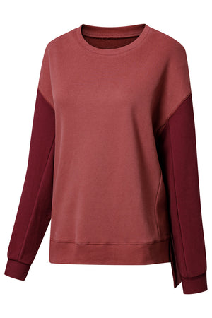 Ella Patchwork Drop Shoulder Pullover