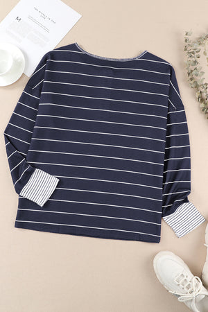 Simone Henley Waffle Knit Top