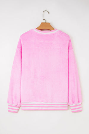 Naya Merry Graphic Plush Pullover