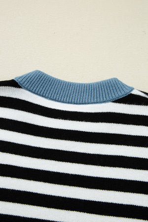 Julieta Colorblock Sleeve Chic Sweater