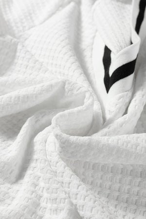 Greta Trim Pullover Waffle Top