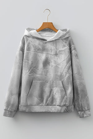 Maya Print Oversized Sporty Hoodie
