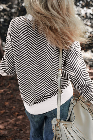 Evelyn Edge Drop Shoulder Sweater