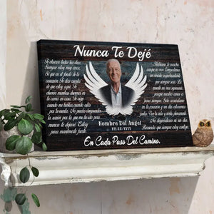 Lienzo Personalizado, Foto Personalizada, Regalos Conmemorativos, Nunca Te Dejé Dem Canvas