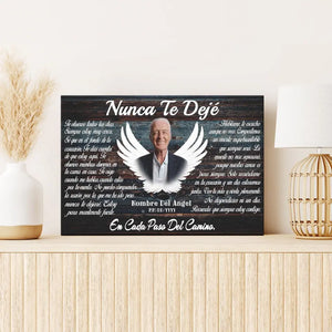 Lienzo Personalizado, Foto Personalizada, Regalos Conmemorativos, Nunca Te Dejé Dem Canvas