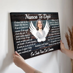 Lienzo Personalizado, Foto Personalizada, Regalos Conmemorativos, Nunca Te Dejé Dem Canvas