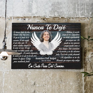 Lienzo Personalizado, Foto Personalizada, Regalos Conmemorativos, Nunca Te Dejé Dem Canvas