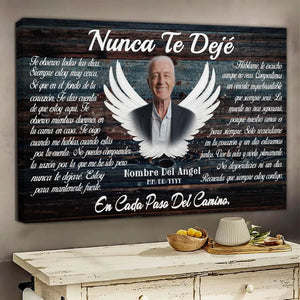Lienzo Personalizado, Foto Personalizada, Regalos Conmemorativos, Nunca Te Dejé Dem Canvas