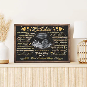 Memorial Canvas - Personalized Canvas Prints - Custom Photo, Gift For Loss Of Stillborn Infant Miscarriage Child