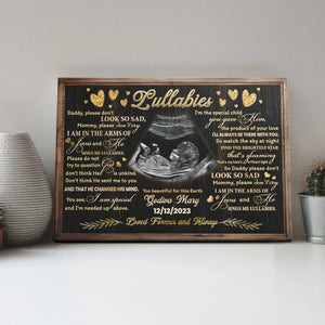 Memorial Canvas - Personalized Canvas Prints - Custom Photo, Gift For Loss Of Stillborn Infant Miscarriage Child
