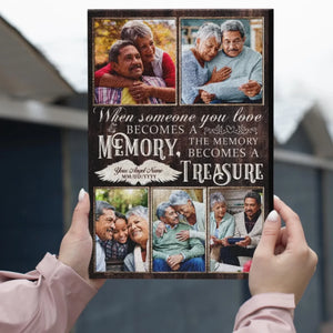 Personalized Photo Canvas Prints, Custom Photo, Memorial Gift, Sympathy Gift, Remembrance Gift Dem Canvas