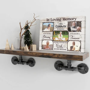 Personalized Canvas Prints, Memorial Photo Gift Ideas, Sympathy Gift, In Loving Memory Gifts Dem Canvas