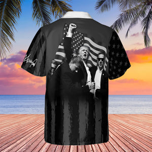 You Missed Hawaiian Shirt | Trump Fight Shirt | Trump Supporters Hawaiian Unisex 3D Shirt C1250 - GOP