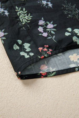 Aliya Short Sleeve Floral Shirt