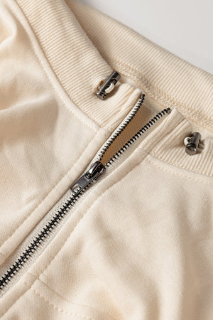 Adalynn Kangaroo Half Zipper Hoodie