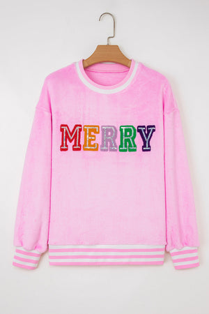Naya Merry Graphic Plush Pullover