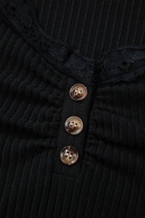 Waverly Sleeve Ribbed top Long Sleeve Top
