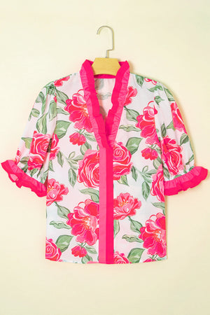 Aspen Short Sleeve Blouse Top