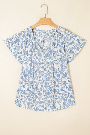 Avianna Print Fantasy Fluttering Blouse
