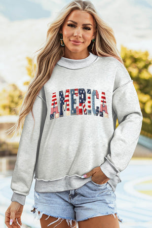 Oakleigh Print Reversible Mock Sweatshirt