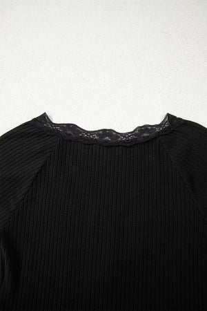 Waverly Sleeve Ribbed top Long Sleeve Top