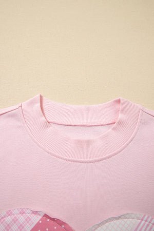 Matilda Sweetheart Patchwork Oversize Sweatshirt
