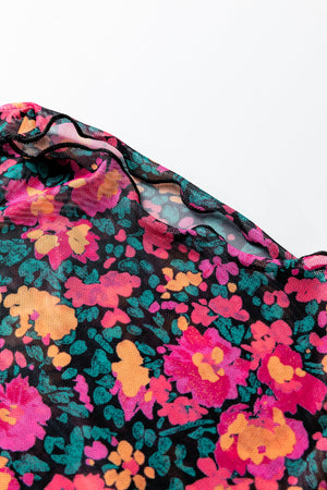Leona Sleeve Mock top Long Sleeve Top