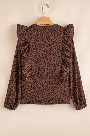 Collins Ruffled Puff Sleeve Blouse