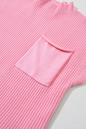 Calliope Knit Short Sleeve Sweater