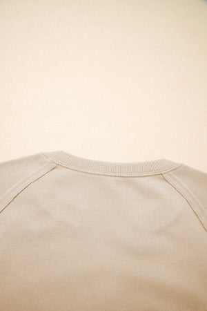 Ashley Sleeve Side Slit Sweatshirt