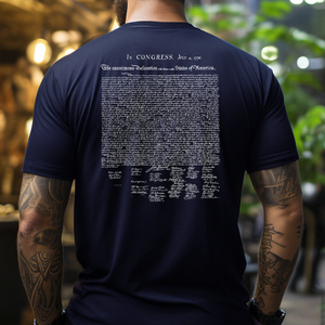 Declaration of Independence 1776 T-Shirt β American Patriot Tee | USA History Shirt | Founding Fathers Independence Day Shirt - Two Sides